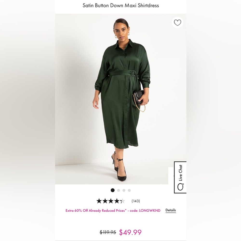 Eloquii NWT Plus Size Silky Dress
